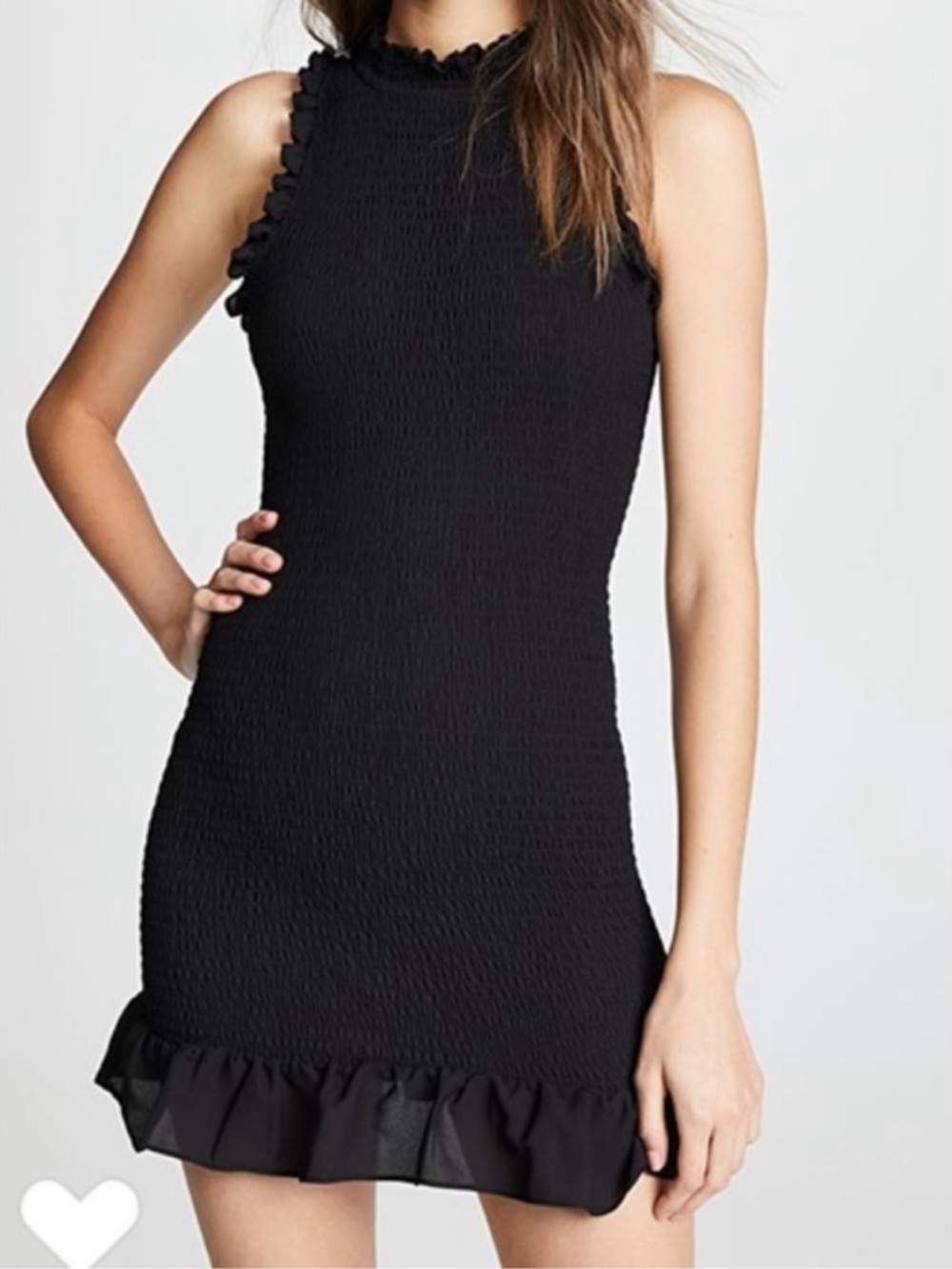 LIKELY Tate Allover Smocked Cocktail Dress Size 2